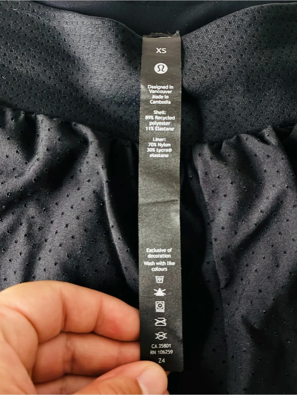 Lululemon Zoned In 2-in-1 Short